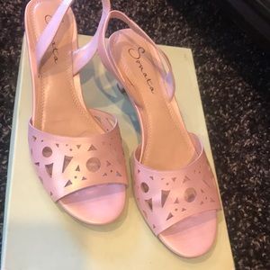 Iridescent Pink Heels